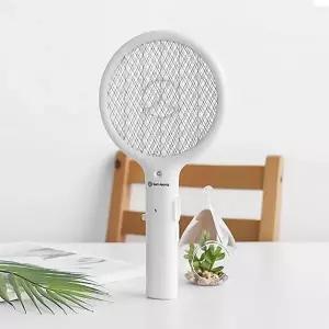 ( )모기 파리 캠핑용 해충 킬러 2중안전 라켓형 미니모 기채 전기 모기채 파리채 강력 전전