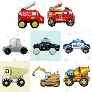 3D 자동차 은박 종합 풍선 은은한색상 어린이날 생일 파티 멋진 장식 축제 데코 아이생일 돌잔치 백일