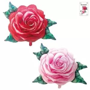 장미꽃 은박 풍선 꽃 플라워 로즈 기념일 백일 돌잔치 생일 생신 꽃모양 파티장식 축제장식  어버이날