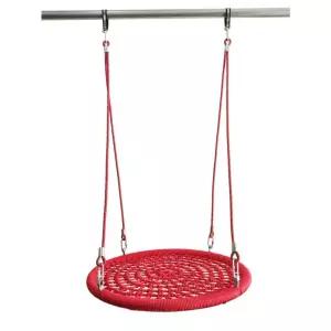 흔들 그네 원형 실외 놀이터 테라스 그물 야외 놀이기구 펜션 공원 레드