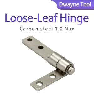 호환  산업용 하드웨어 힌지 - 토크 샤프트가 있는 프리 스톱 댐퍼 힌지 소형 탄소강 카드형 루즈리프