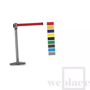 위플레이스 벨트 스텐레스 차단봉 5M-5cm 그레이 바리케이드 스텐벨트차단봉 바리게이트 안전바리케이트 출