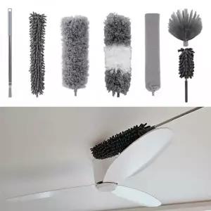 (수량 1세트)TR 길이조절 7종세트 먼지브러쉬 천장청소 에어컨 선풍기 청소솔