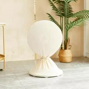 (색상 와플커버-크림-소형)EA 소형 선풍기 보호용 커버 보관망 여름용 가전