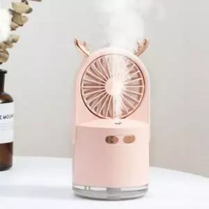 3in1  선풍기 가습기 탁상용 사무실 무드등