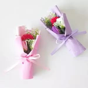 (색상 랜덤)비누 조화 꽃다발 색상 랜덤 입학 졸업식 선생님 선물 조화 스승의날 예쁜 포장