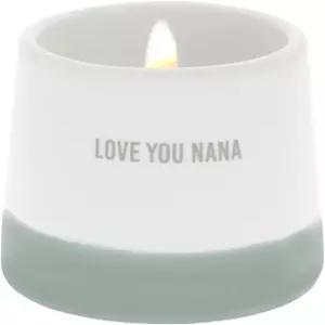 파빌리온 선물 회사 러브 유 나나 2온스 소이 왁스 캔들 청록색 홀더 공개 할머니 미미 가족 생일 감성적인