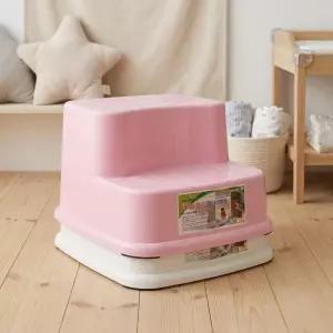 욕실안전 발판 유아디딤대 2단구조 계단형의자 랜덤구성