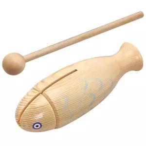 딱딱소리 원목 물고기악기 랜덤 2개 원목악기놀이
