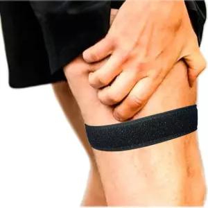 Yawjxbd 허벅지 압박 스트랩 달리기 운동 농구 축구 스쿼트 헬스장 슬개골 건염 블랙 를 위한 장골 밴드