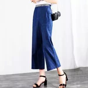 은창]펄 글로우 쿨링 밴딩 7 8부 슬랙스 팬츠 바지 여름 긴바지 냉감바지 엄마 고무줄 바지 쿨바지 아이스