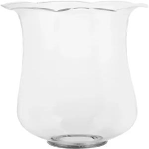 GLEAVI 유리 캔들스틱 커버 8.46인치 방풍 허리케인 캔들 홀더 교체용 램프 그늘막 실내 야외 웨딩 홈