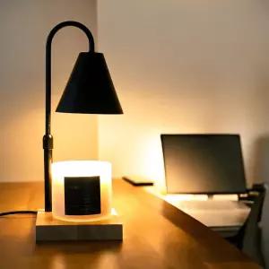 캔들 워머 램프 병 캔들을 위한 희미하고 조절 가능한 높이 왁스 멜트 타이머가 있는 불 없는 멜터 모던한