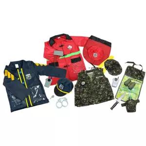 3종 역할놀이의상 군인 경찰 소방관 역할놀이복장 직업놀이