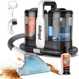 Ailltopd 휴대용 카펫 및 실내 청소기 15Kpa 강력 흡입 소파 자동차 반려동물 계단 딥 얼룩 셀프 청소 도구