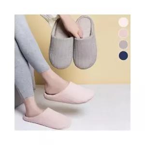 루미나D 남여공용 부드러운면 소음방지 편한 실내슬리퍼 4컬러