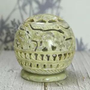 코끼리 조각 비누돌 티 라이트 또는 향로 반지 집들이 선물 캔들 홀더 비누돌/사랑하는 사람들을 위한