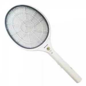 ( )휴대용 전기 모기채 건전지형 전기 파리채 야외용 캠핑용 벌레채 라이트