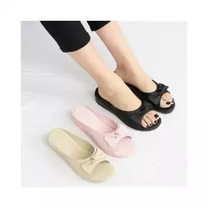 루미나D 간호사슬리퍼 리본 발편한 낮은 웨지굽