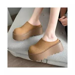 루미나D 슬리퍼 여성 심플 데일리 플랫폼 통굽 2컬러