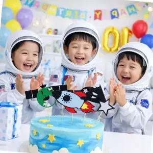 생일 파티 이벤트 어린이날 우주 케이크 토퍼 파티 장식