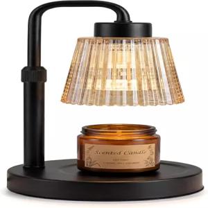 병 캔들을 위한 오크널 캔들 워머 램프 홀더 높이 조절 가능한 조광 왁스 멜터 타이머 무연 홈 데코 엄마
