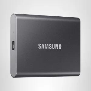 T7 포터블 SSD 1TB 외장 솔리드 스테이트 드라이브 최대 1 050MB /s 속도 향상 USB 3.2 2세대 게임 학생