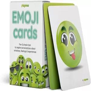 플레이메오 이모티콘 카드 50가지 독특한 느낌의 플래시 재미있는 스브레이커 팀 빌딩 및 디브리핑 도구로