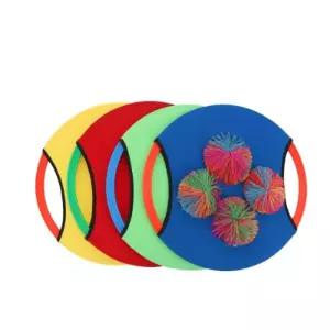 공튀기기 원형 양손라켓 볼놀이 랜덤 유아체육교구 실내공