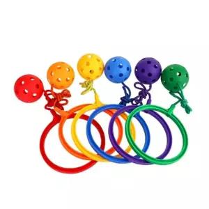 어린이짐 간편실내게임 발목줄넘기 6p 초등생줄넘기