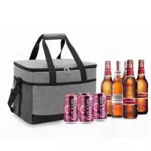 (색상 33L보냉백그레이)대형 33L 보냉가방 방수 원단 피크닉 대용량 낚시 가방