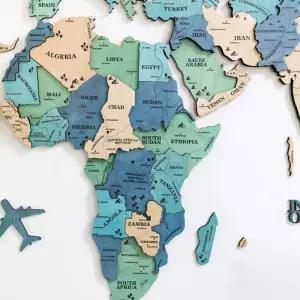 세계 지도 인테리어 벽 교회 장식 스티커 벽면 액자 거실 서재 로비 사무실