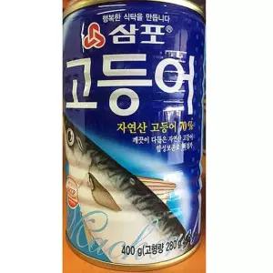 고등어캔 400g 4입 반찬 통조림 간편요리