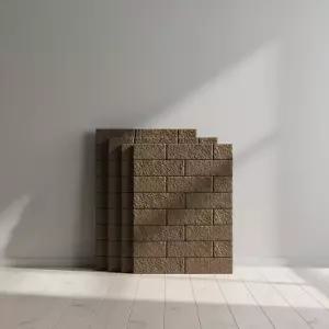 단열벽지 폼블럭 10개 8mm 70cm 파벽돌 진브라운 셀프시공 시트 포인트 프도배지 보온 곰팡이 난방 도배지