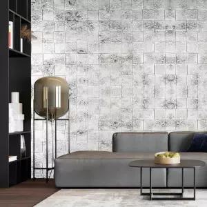 셀프 인테리어 단열 폼블럭 파벽돌 진그레이 8mm 70cm 10장 세트벽지 시트 포인트 도배지 보온 곰팡이 난방