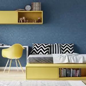 로제 딥블루 단열벽지 10m 결로방지 폼럭 셀프 인테리어 벽지 시트 포인트 도배지 보온 곰팡이 난방 붙이는