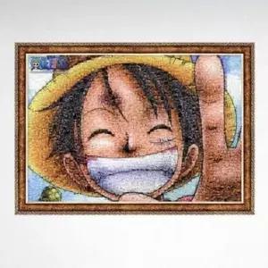 퍼즐 1000조각 직소퍼즐 - 원피스 루피 모자이크 액자세트