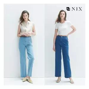 NIX여와이드핏 밴딩 저온스 데님 팬츠HNPEDDW534P 714334