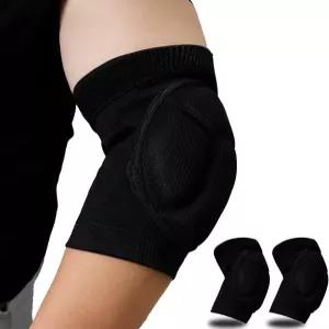 킹 밀스 플러스 사이즈 배구 엘보우 패드 여성용 충돌 방지 스펀지 피트니스 무술 농구 테니스 운동 및