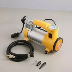 ( )차량용 타이어 공기압 자동 주입기 에어펌프 고성능 LED 포함