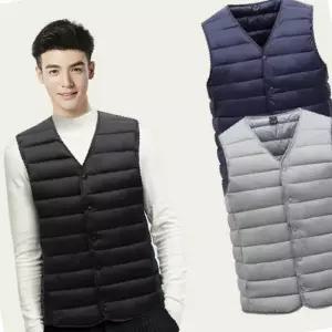 경량패딩조끼 작업 베스트 남자조끼 다운 등산 경량 낚시 조끼 패딩 남성 방한