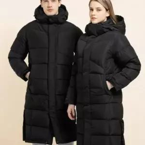 남녀공용 겨울 방한 점퍼 롱패딩 단체 방풍 패딩 롱코트