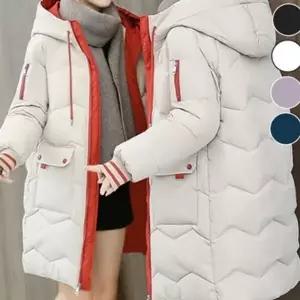 돕바 하프 경량 데일리 웰론 루즈핏 점퍼 롱 패딩 여성