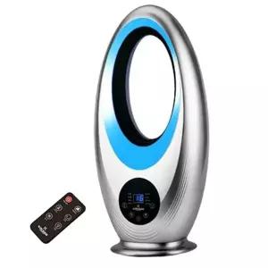 ( )날개없는 에어홀 리모컨 선풍기 LED 무드등