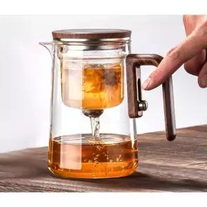 유리다관 티메이커 내열 티포트 차주전자 홍차 거름망 보이차 유리