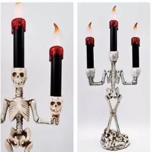 할로윈 LED 촛대(3구세트) 할로윈캠핑 할로윈데이장식 촛대구