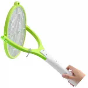 BS 전기 파리채 모기채 360도 회전 건전지형 Sik F2 전자 해충퇴치 벌레 캠핑