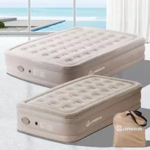 에어매트 캠핑매트리스 두꺼운공기 자동충전 야외침대 더블 휴대용 베드 특대형 자충 바닥