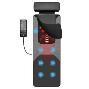 COMPIER 시아츠 전신 마사지 매트 를 위한 등 패드 깊은 조직 반죽 및 진동 온열 의자 마사지기 소파 침대용