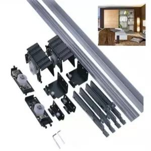 롤러 옷장 가구 붙박이장 슬라이딩 부속 경량 중량 슬라이딩도어 이동 레일 터 도우미